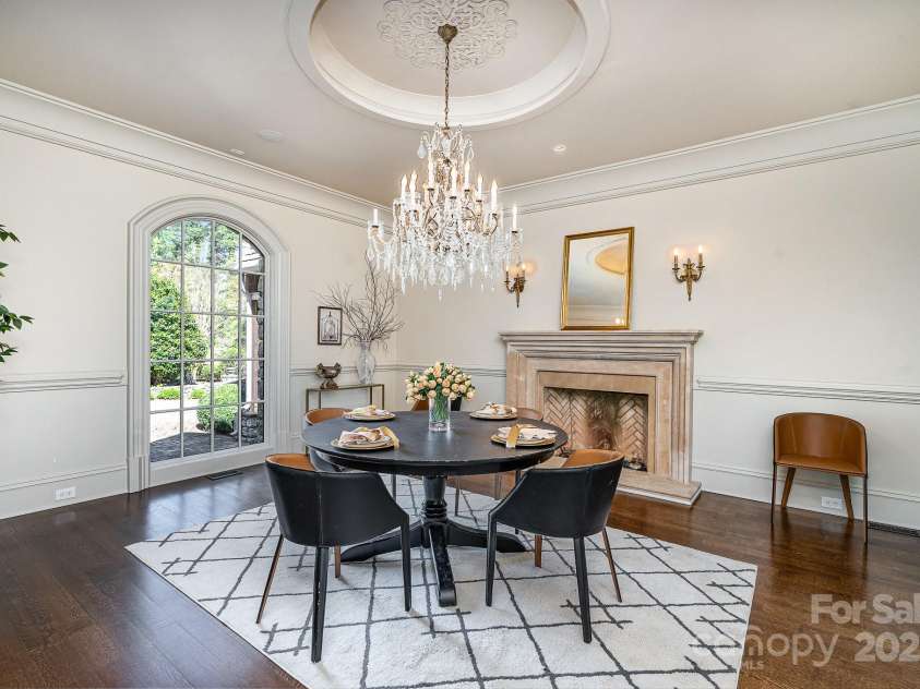 20711 Bethel Church Road, Cornelius, NC 28031.  MLS# CAR4225782, YatesRealty ID 1036. Formal dining with fireplace