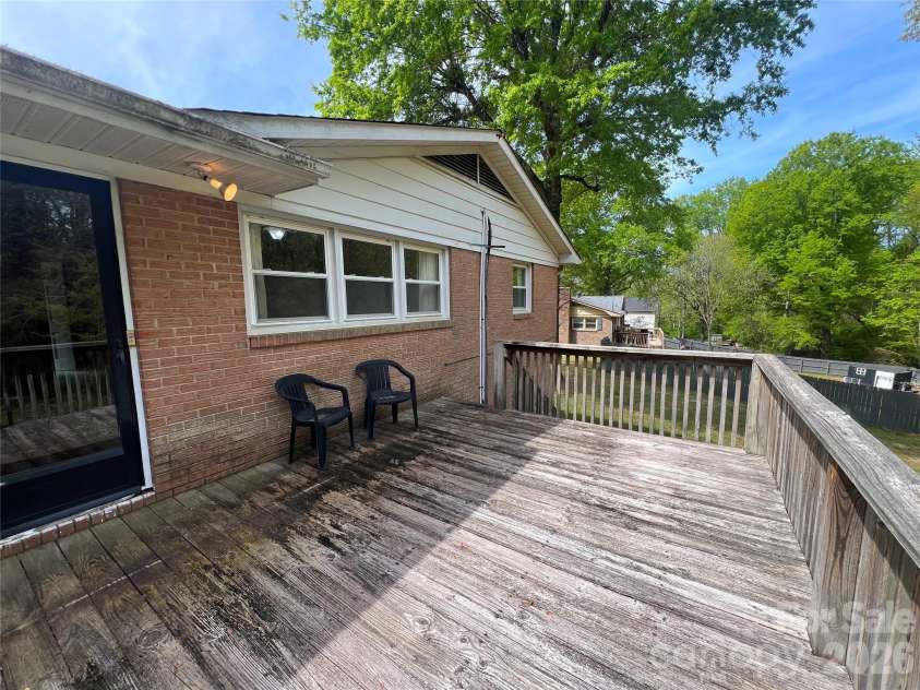 1004 Hoke Street, Kannapolis, NC 28081.  MLS# CAR4368033, YatesRealty ID 10363. Back deck
