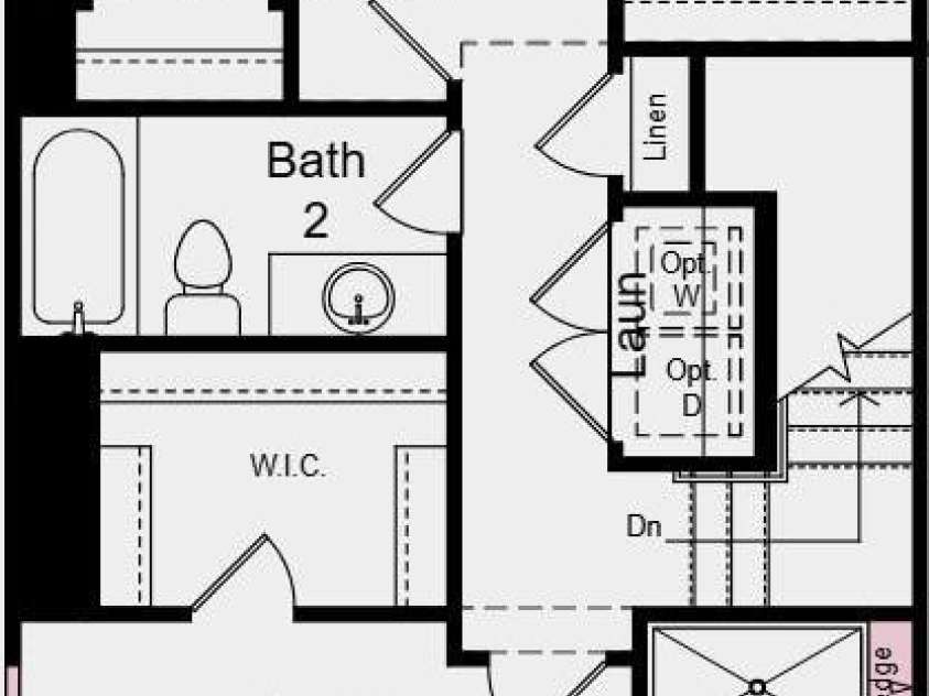 352 Catawba Avenue, Davidson, NC 28036.  MLS# CAR4225203, YatesRealty ID 10367. Upper Level Floor Plan -Structural options added include: gourmet kitchen, modern fireplace, full bathroom on ground level, 9' ceilings on first floor, and ledge at primary showe