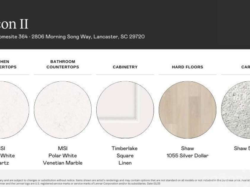 2806 Morning Song Way, Lancaster, SC 29720.  MLS# CAR4247761, YatesRealty ID 10368. Selections