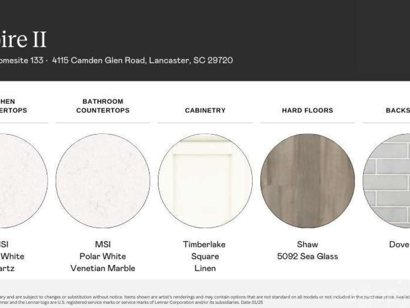 4115 Camden Glen Road, Lancaster, SC 29720.  MLS# CAR4245166, YatesRealty ID 10371. Selections