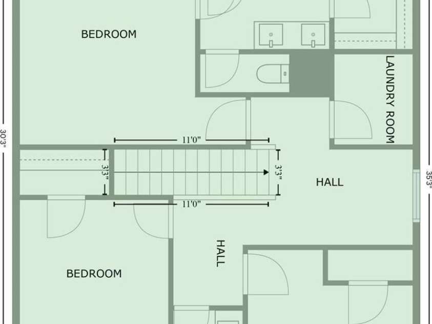 4015 Bufflehead Drive, Charlotte, NC 28269.  MLS# CAR4207398, YatesRealty ID 10379. 2nd Floor