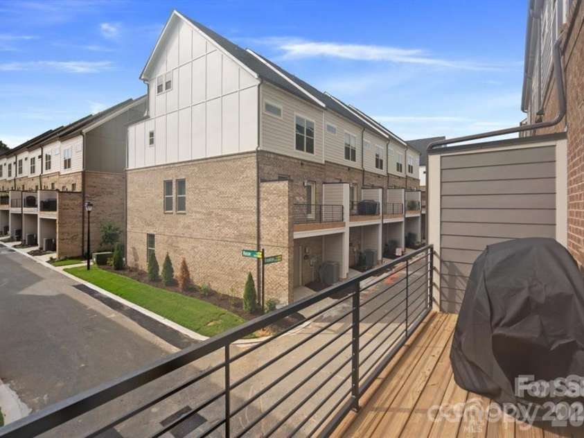 12119 Brooklyn Avenue, Charlotte, NC 28204.  MLS# CAR4300115, YatesRealty ID 10385. Balcony for grilling 