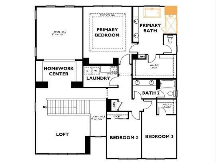 15009 Brownleigh Lane, Huntersville, NC 28078.  MLS# CAR4195439, YatesRealty ID 1039. Example Floor Plan Only -May Vary