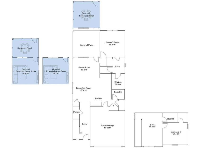 8421 Norman Forest Road, Lancaster, SC 29720.  MLS# CAR4226659, YatesRealty ID 10391. Floorplan