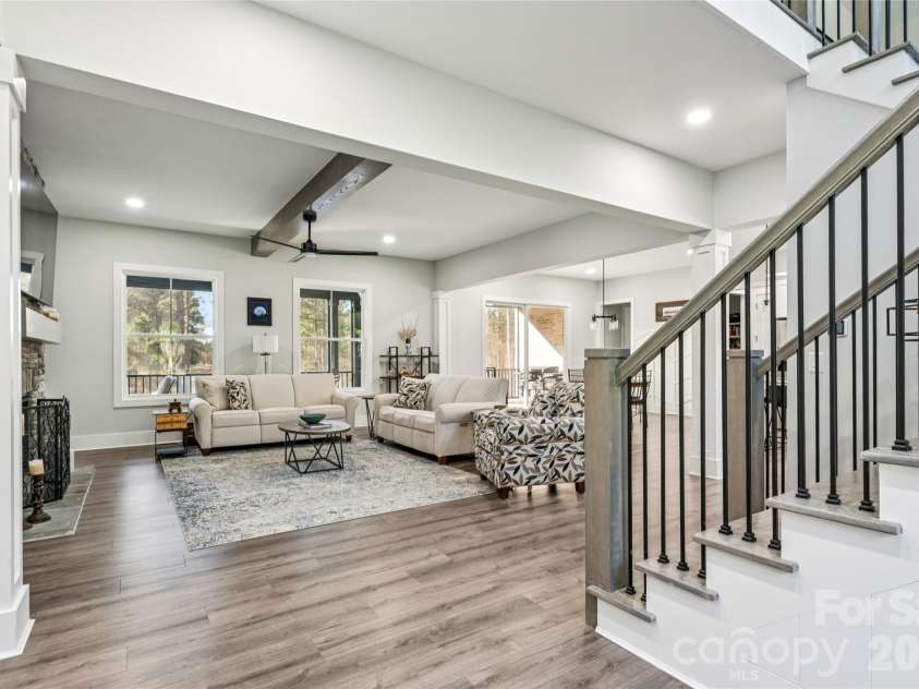 6615 Farmstead Lane, Concord, NC 28027.  MLS# CAR4357830, YatesRealty ID 10405. Custom Millwork/Stairs