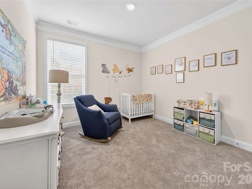 113 Saidin Lane, Troutman, NC 28166.  MLS# CAR4363898, YatesRealty ID 10408. Main level bedroom provides needed space for guests.
