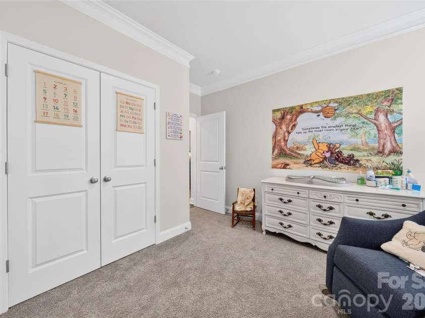 113 Saidin Lane, Troutman, NC 28166.  MLS# CAR4363898, YatesRealty ID 10408. Main level bedroom with double closet for max storage. 