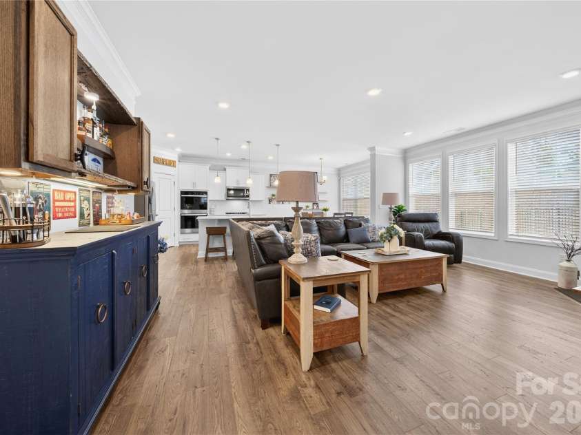 113 Saidin Lane, Troutman, NC 28166.  MLS# CAR4363898, YatesRealty ID 10408. Owners added wall cabinets for a bar area. The cabinet below does not convey, but should be easy to replace with a similar sized piece. 