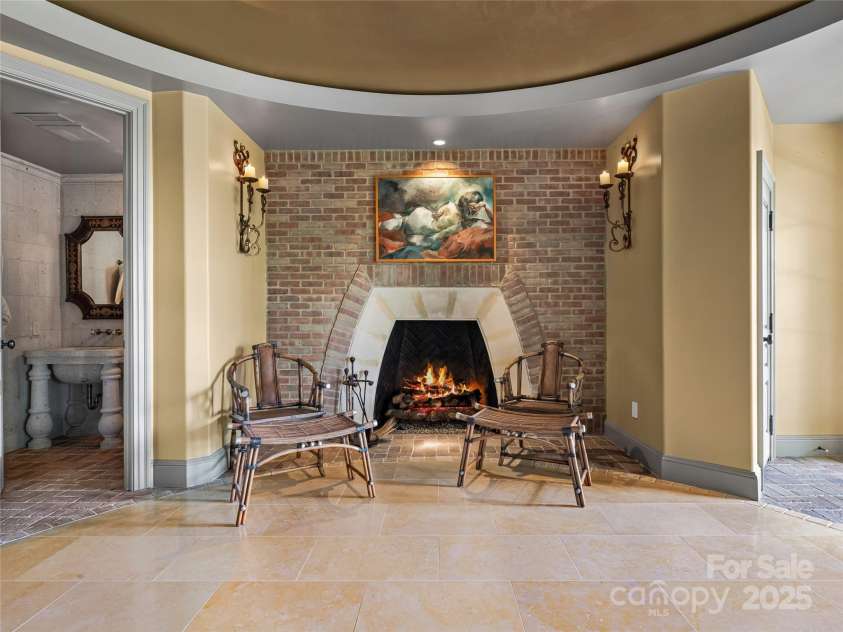 234 Skycliff Drive, Asheville, NC 28804.  MLS# CAR4280892, YatesRealty ID 1041. Fireplace in Grotto