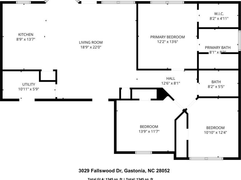 3029 Fallswood Drive, Gastonia, NC 28052.  MLS# CAR4363537, YatesRealty ID 10419. 
