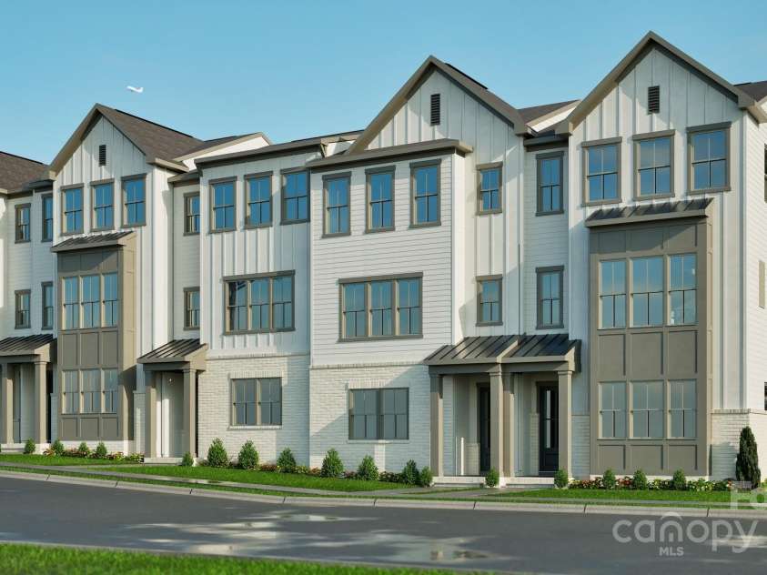 817 Garringer Place, Charlotte, NC 28208.  MLS# CAR4253166, YatesRealty ID 10434. Marshall Elevation - 3D Rendering, finishes may vary