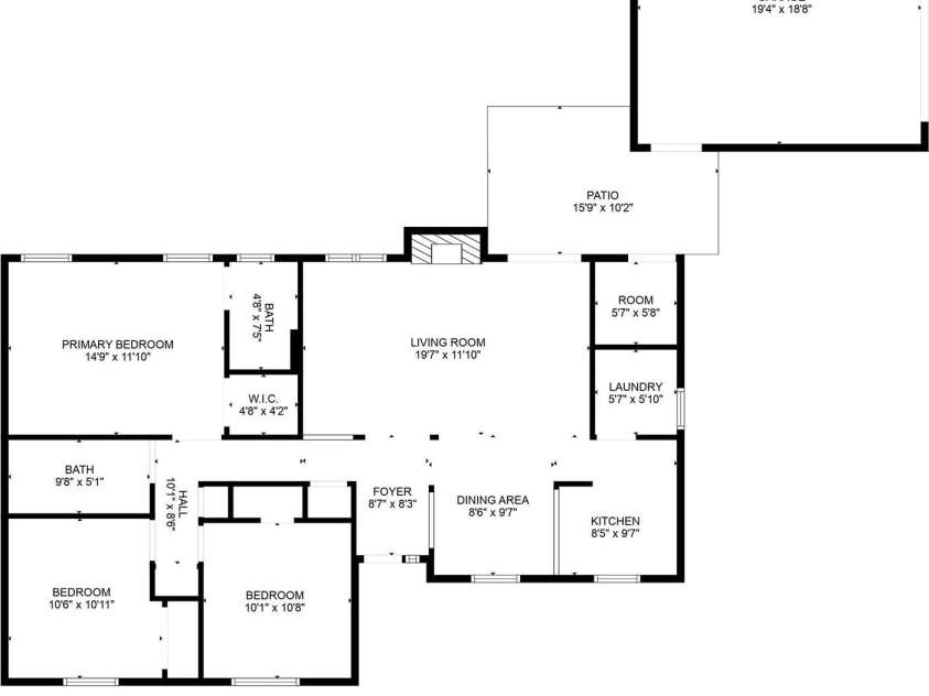 1212 Robinhood Circle, Charlotte, NC 28227.  MLS# CAR4242145, YatesRealty ID 10440. 