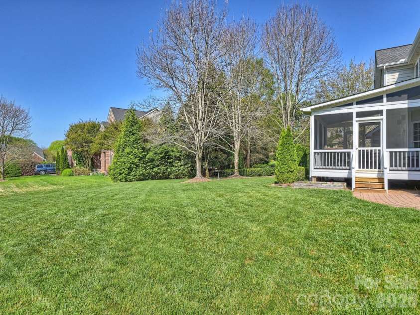 15485 Donnington Drive, Charlotte, NC 28277.  MLS# CAR4365294, YatesRealty ID 10441. Backyard