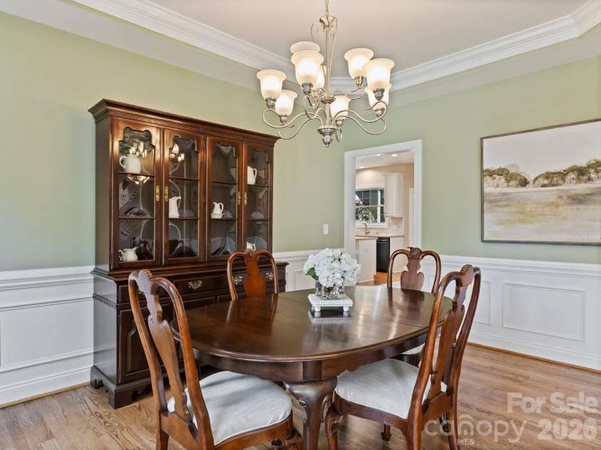 15485 Donnington Drive, Charlotte, NC 28277.  MLS# CAR4365294, YatesRealty ID 10441. Dining Room