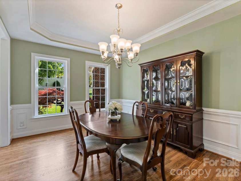 15485 Donnington Drive, Charlotte, NC 28277.  MLS# CAR4365294, YatesRealty ID 10441. Dining Room