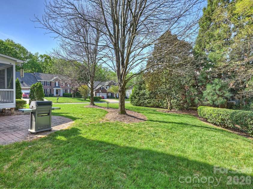 15485 Donnington Drive, Charlotte, NC 28277.  MLS# CAR4365294, YatesRealty ID 10441. Yard