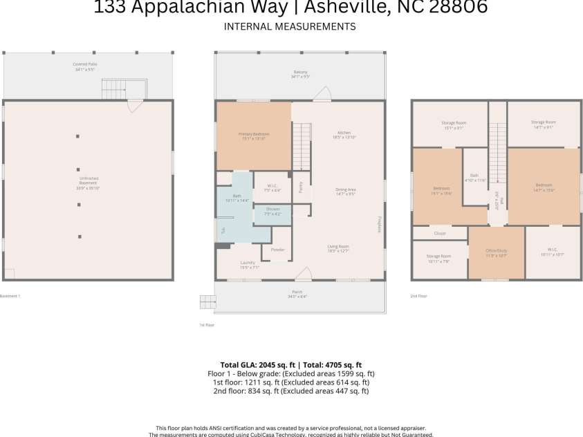 133 Appalachian Way, Asheville, NC 28806.  MLS# CAR4325107, YatesRealty ID 10443. 