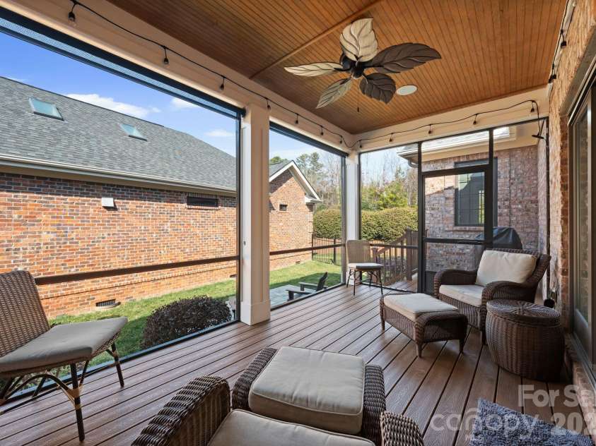 6193 Gold Springs Way, Denver, NC 28037.  MLS# CAR4351823, YatesRealty ID 10454. Screened in Porch