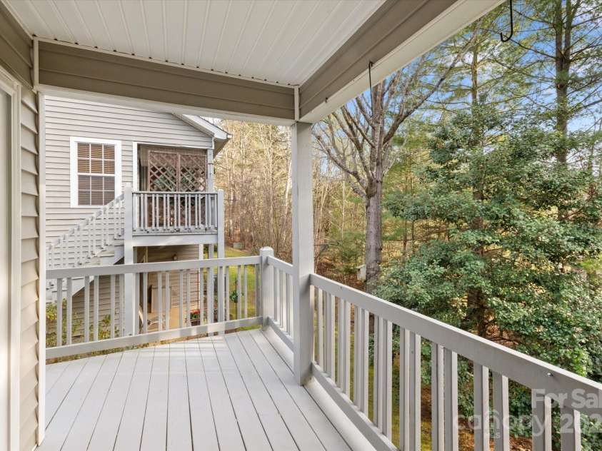 870 Park Place, Hendersonville, NC 28791.  MLS# CAR4206415, YatesRealty ID 10456. Back Deck