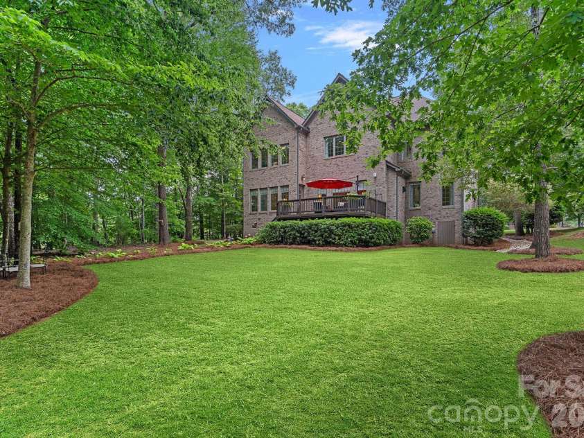 1305 Anniston Place, Wesley Chapel, NC 28079.  MLS# CAR4355553, YatesRealty ID 10457. Backyard - Room for a Pool