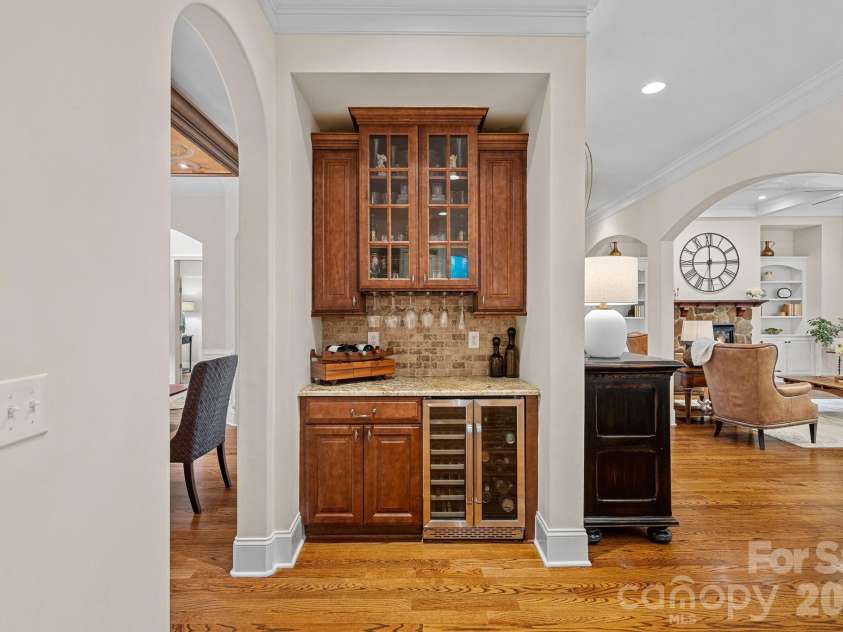 1305 Anniston Place, Wesley Chapel, NC 28079.  MLS# CAR4355553, YatesRealty ID 10457. Wine Bar