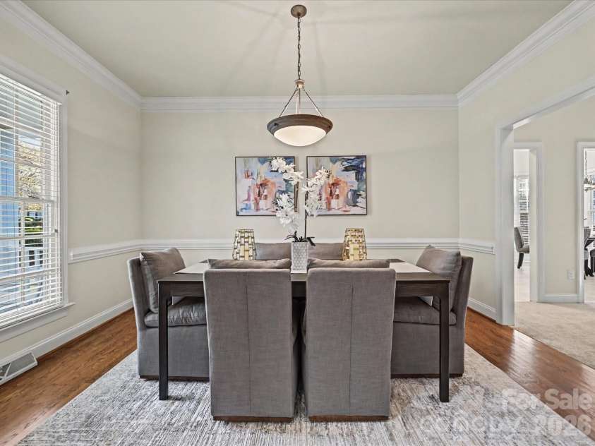 306 Ashby Drive, Davidson, NC 28036.  MLS# CAR4358205, YatesRealty ID 10461. Dining room is 14 x10