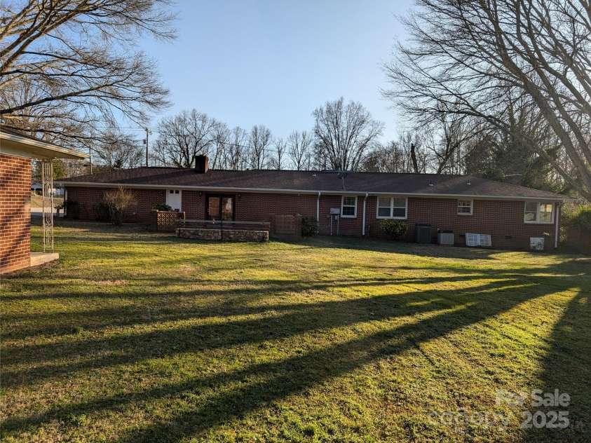 1807 Brantley Road, Kannapolis, NC 28083.  MLS# CAR4221445, YatesRealty ID 10470. Rear Yard & Rear View of Home