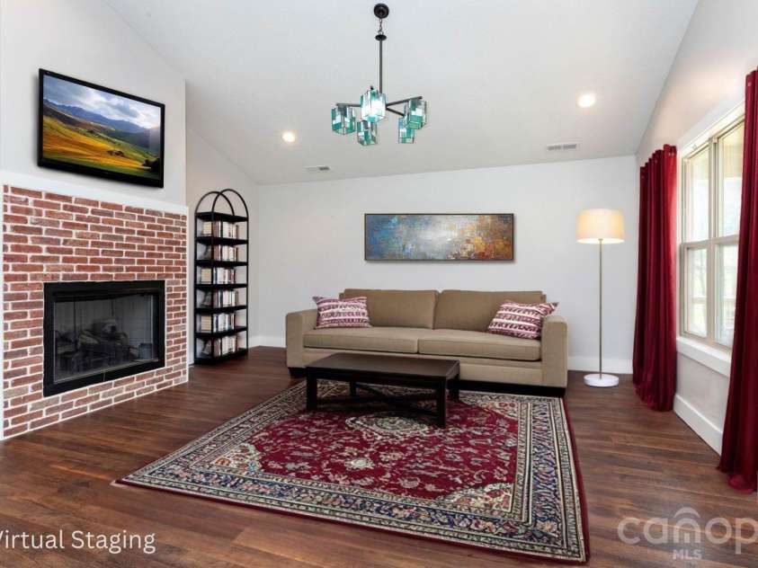 7 Ruff Road, Leicester, NC 28748.  MLS# CAR4354507, YatesRealty ID 10473. Virtually Staged Photo