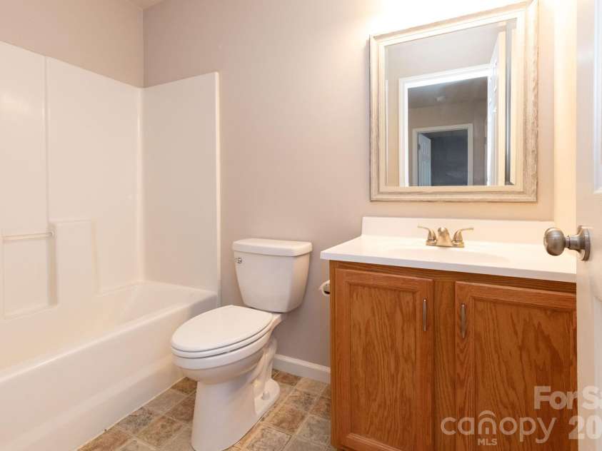30 Chesire Way, Fletcher, NC 28732.  MLS# CAR4363871, YatesRealty ID 10475. Upstairs Hall Bath