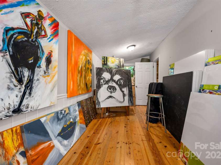 172 formerly 153 Main Street, Saluda, NC 28773.  MLS# CAR4225037, YatesRealty ID 1048. This is a view of the other end of the additional office or retail display space.