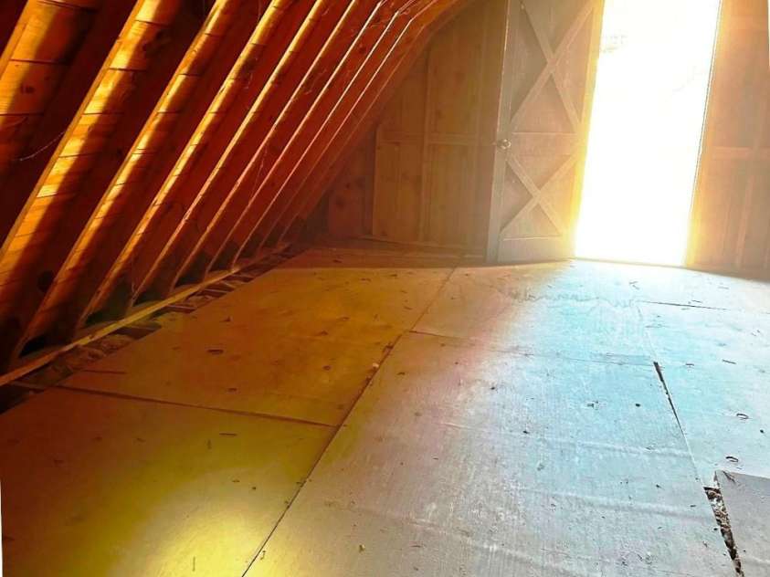 172 formerly 153 Main Street, Saluda, NC 28773.  MLS# CAR4225037, YatesRealty ID 1048. Unfinished upstairs view