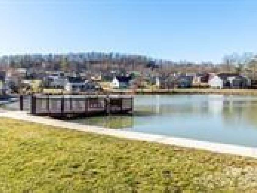 2637 Bowden Lane, Hendersonville, NC 28792.  MLS# CAR4197683, YatesRealty ID 10482. Fishing Pond
