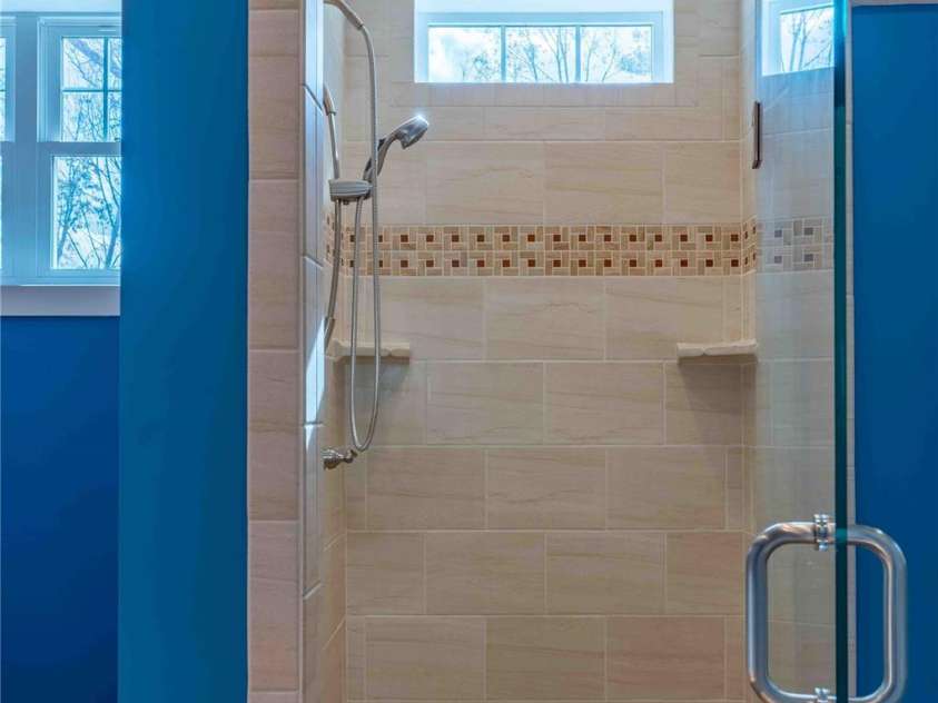 2637 Bowden Lane, Hendersonville, NC 28792.  MLS# CAR4197683, YatesRealty ID 10482. MBR Ceramic Tile Shower