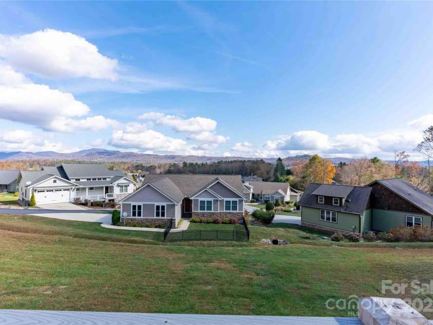 2637 Bowden Lane, Hendersonville, NC 28792.  MLS# CAR4197683, YatesRealty ID 10482. Mountain View from deck