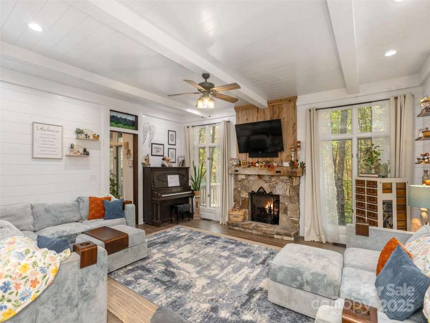 1320 Campbell Drive, Pisgah Forest, NC 28768.  MLS# CAR4315806, YatesRealty ID 10487. 