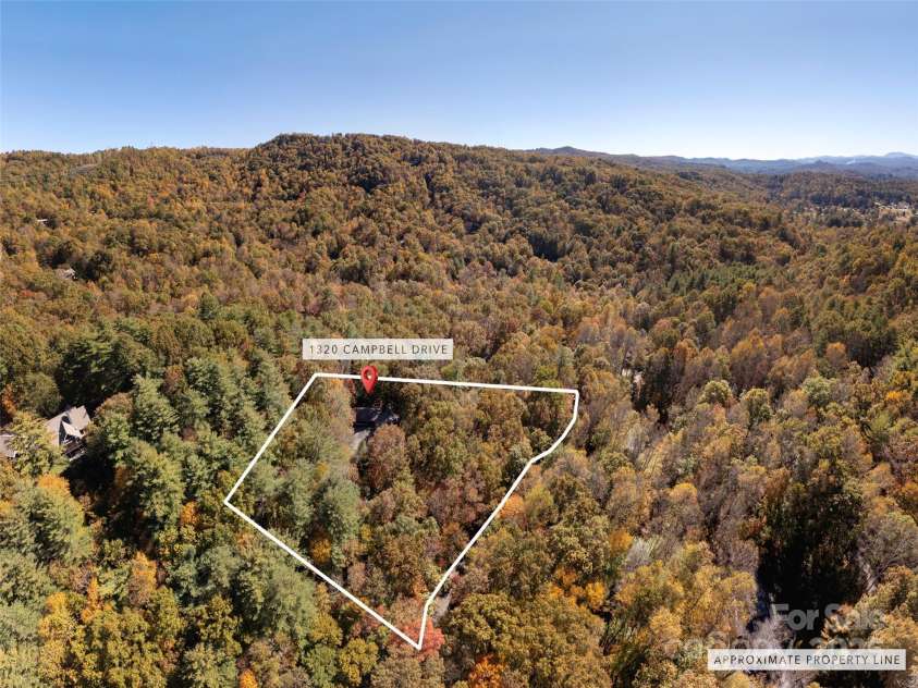 1320 Campbell Drive, Pisgah Forest, NC 28768.  MLS# CAR4315806, YatesRealty ID 10487. 