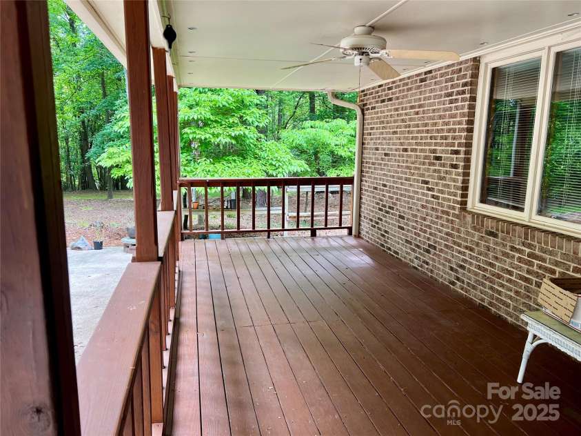 1623 Arbor Way, Albemarle, NC 28001.  MLS# CAR4254891, YatesRealty ID 10487. Covered Porch/Deck