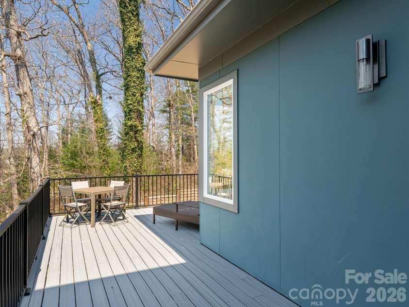 27 Mauricet Lane, Asheville, NC 28806.  MLS# CAR4321609, YatesRealty ID 10488. Newer Trex decking surface