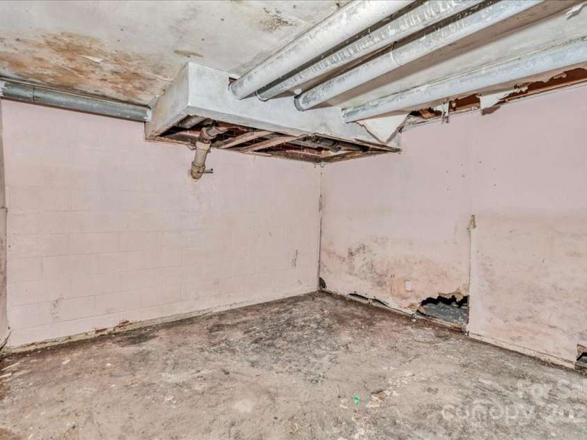 714 Pine Street, Hamlet, NC 28345.  MLS# CAR4267814, YatesRealty ID 10519. Basement bedroom #2