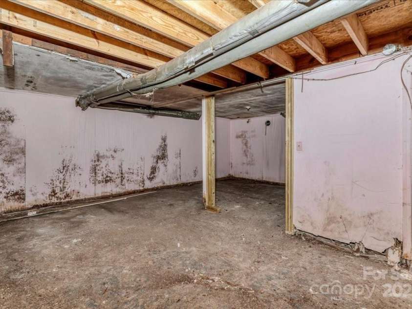 714 Pine Street, Hamlet, NC 28345.  MLS# CAR4267814, YatesRealty ID 10519. Basement Living room