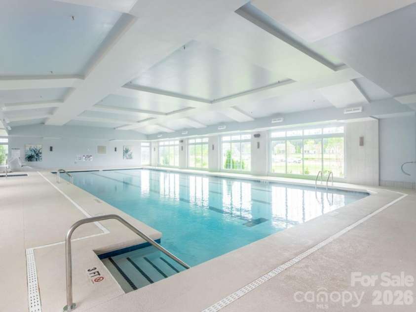 10404 Superb Lane, Charlotte, NC 28215.  MLS# CAR4365905, YatesRealty ID 10520. Indoor heated pool with lap lanes