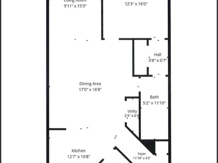 1410 4th Street Drive, Hickory, NC 28601.  MLS# CAR4396782, YatesRealty ID 10538. Floor Plan