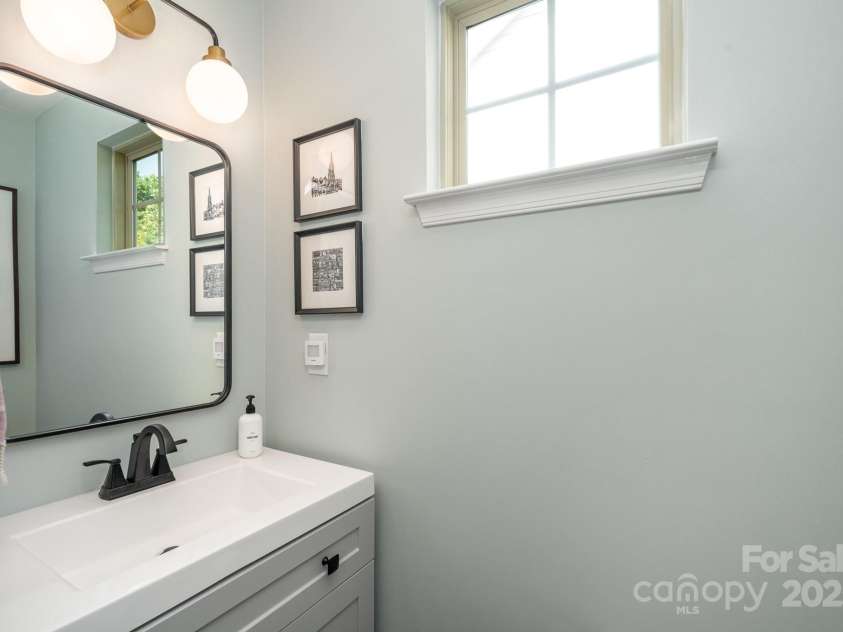 3614 Dolly Madison Road, Charlotte, NC 28208.  MLS# CAR4237478, YatesRealty ID 10542. Powder Bathroom