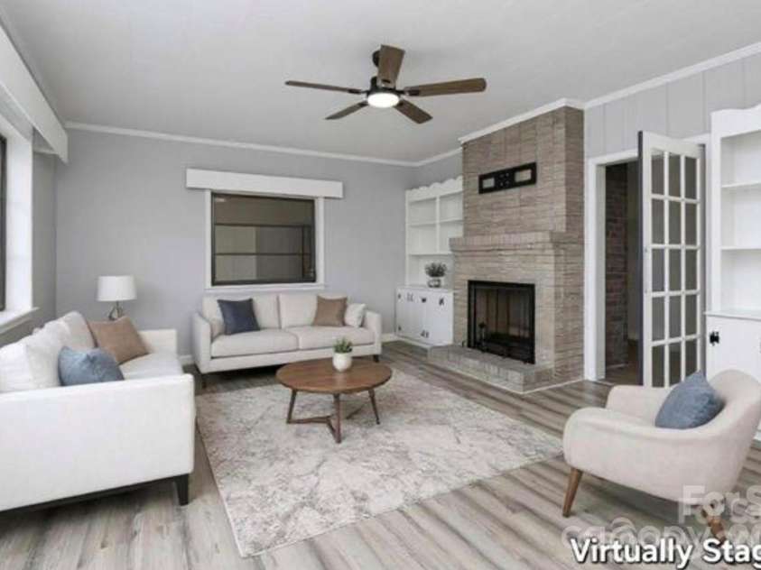 105 Deaver Street, Chester, SC 29706.  MLS# CAR4312540, YatesRealty ID 10544. Virtual Staged Great room