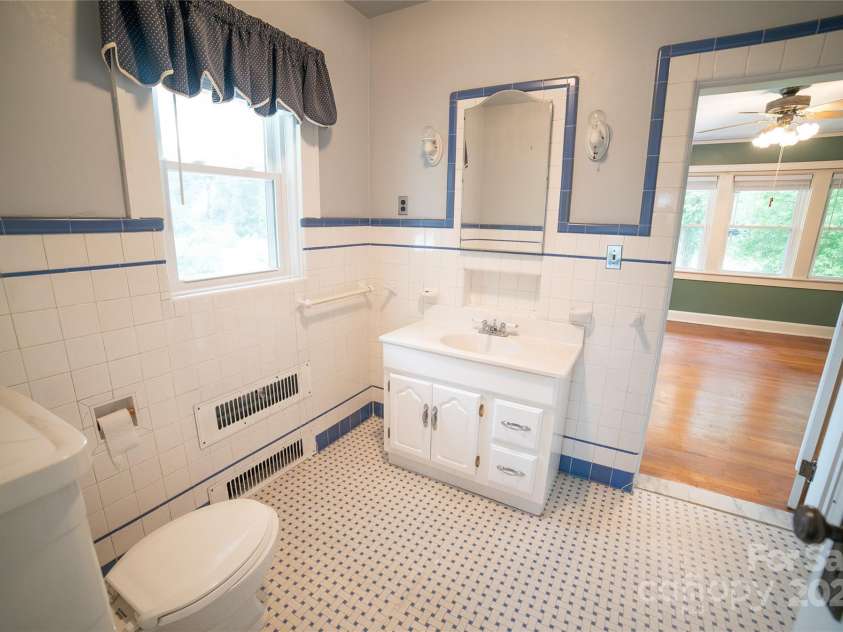 311 Union Street, Morganton, NC 28655.  MLS# CAR4250809, YatesRealty ID 10547. Upstairs Bath