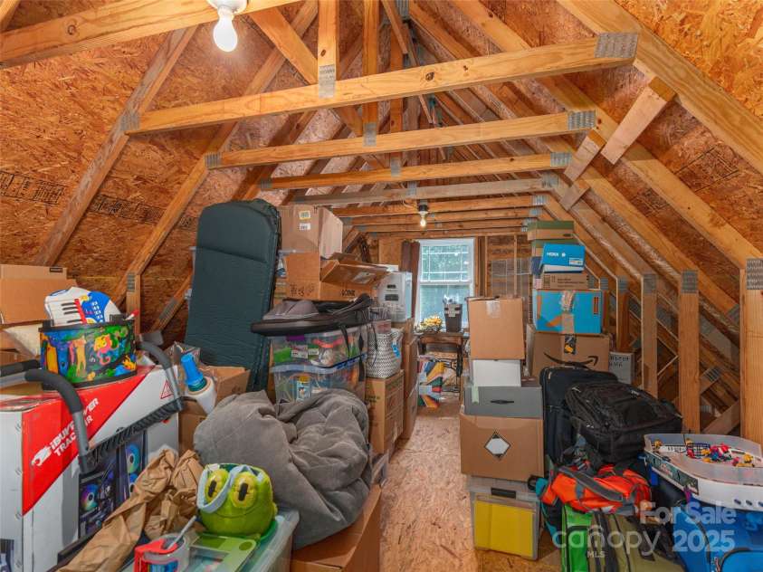 35 Mann Drive, Asheville, NC 28805.  MLS# CAR4252485, YatesRealty ID 10548. A great addition for storage - full sized walk-in attic space