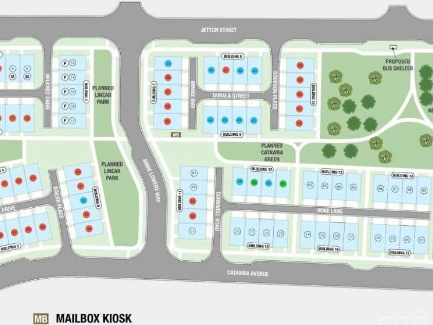 743 Hoke Lane, Davidson, NC 28036.  MLS# CAR4253841, YatesRealty ID 10550. Parkside Commons Sitemap