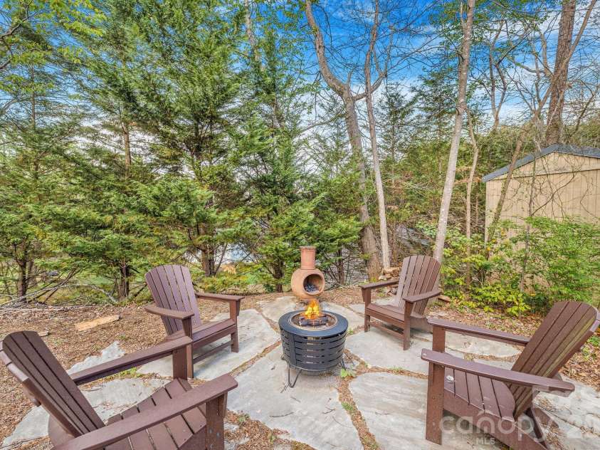 8 Lamar Avenue, Asheville, NC 28803.  MLS# CAR4365889, YatesRealty ID 10551. Custom stone patio