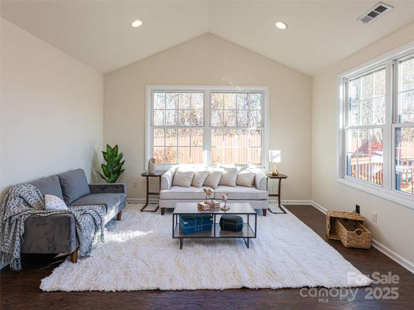 70 Wyatt Street, Asheville, NC 28803.  MLS# CAR4322963, YatesRealty ID 10553. Light and bright family room with stunning mountain views